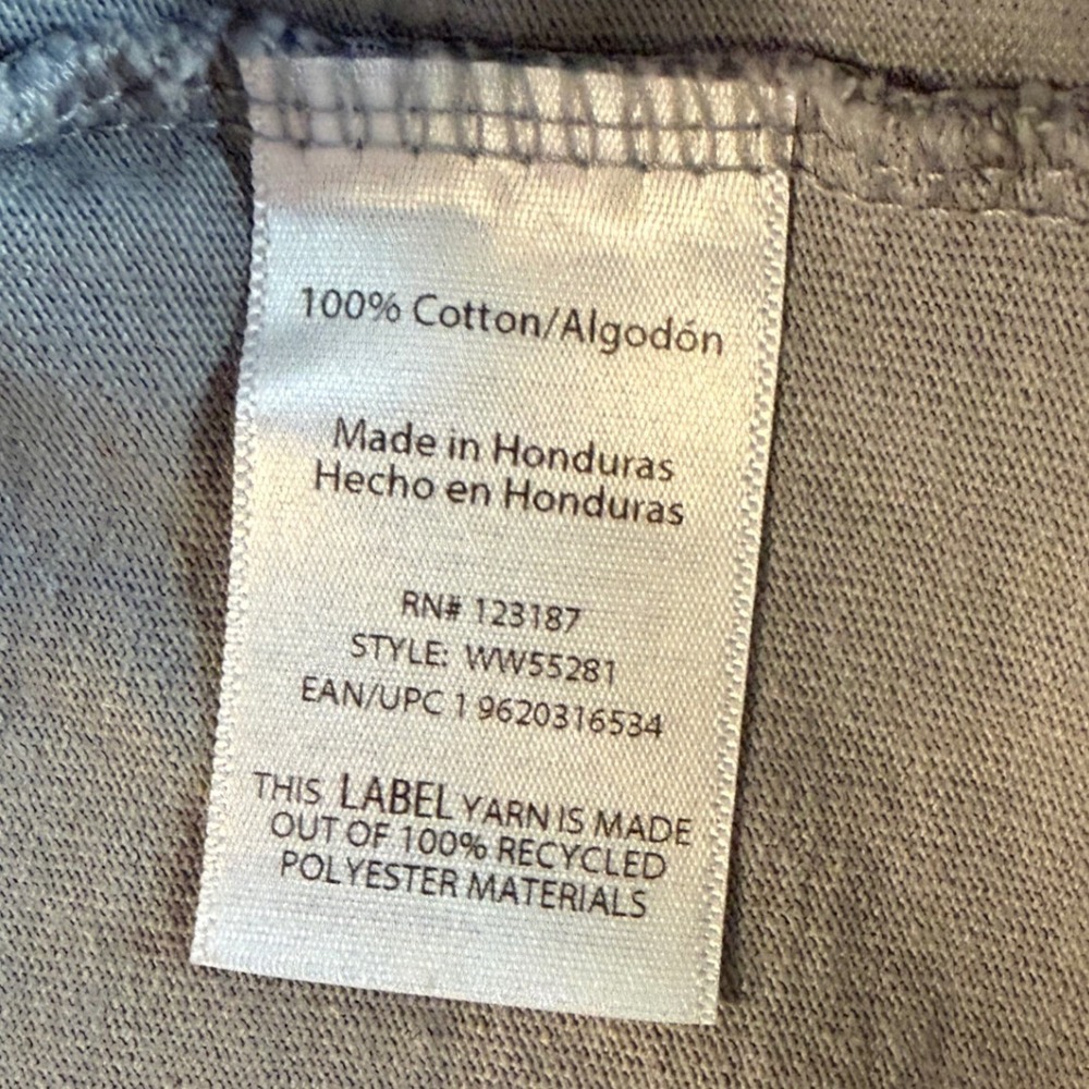 Wrangler Workwear Mens Gray Pocket T-Shirt Cotton Short Sleeve XLT WW55281 - Picture 5 of 8